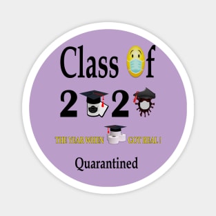 Senior Class Of 2020 Quarantine Graduation Toilet Paper Funny Magnet